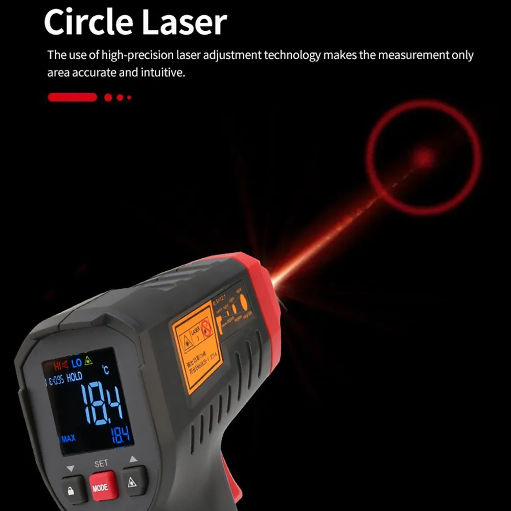 UNI-T UT306S UT306C Digital Th - огляд і ціна Industrial Laser Temperature Gun