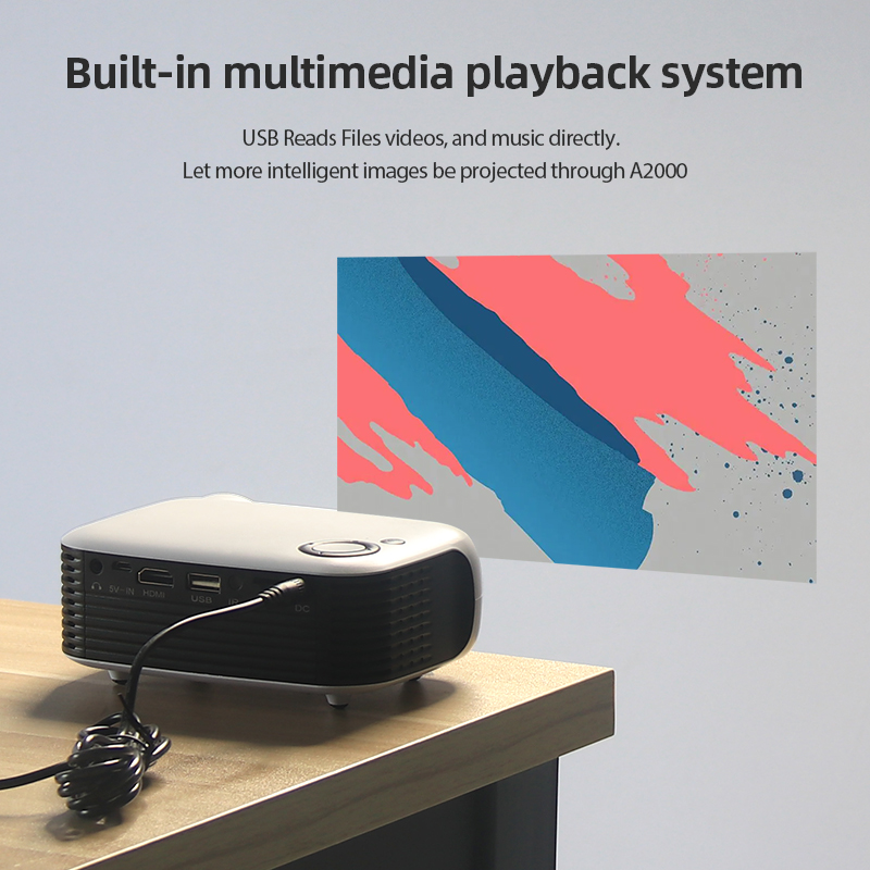 A2000 Mini Projector Portable  - огляд і ціна Industrial Laser Projector