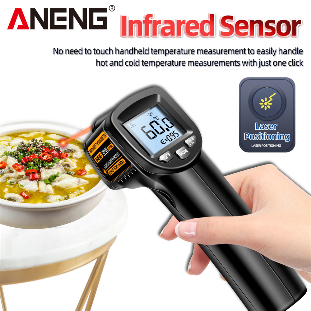 Infrared Laser Thermometer Ind - огляд і ціна Industrial Laser Temperature Gun