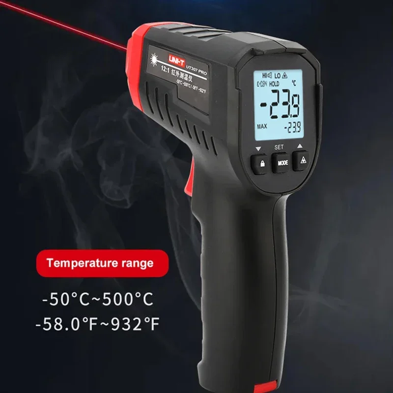 UNI-T Digital Thermometer UT30 - огляд і ціна Industrial Laser Temperature Gun