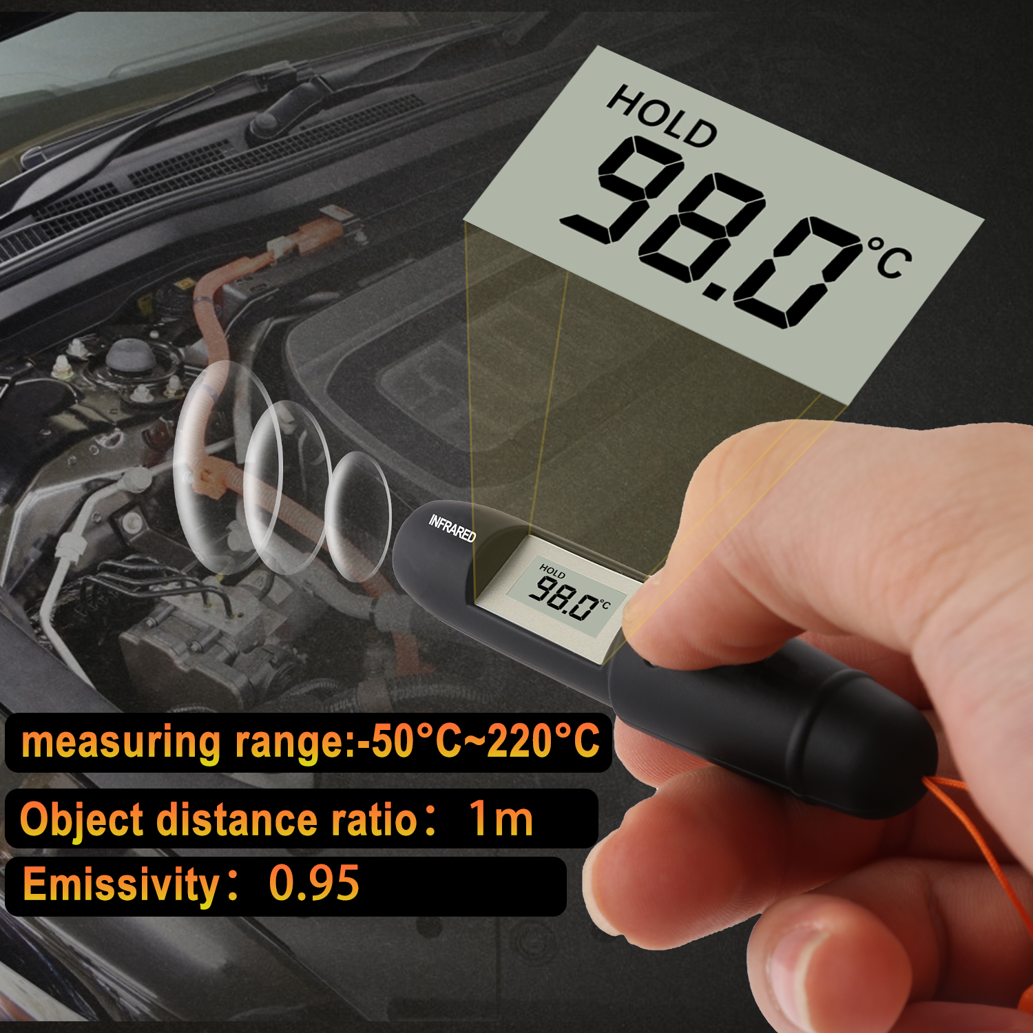 Mini Infrared Thermometer Pen  - огляд і ціна Industrial Laser Pen