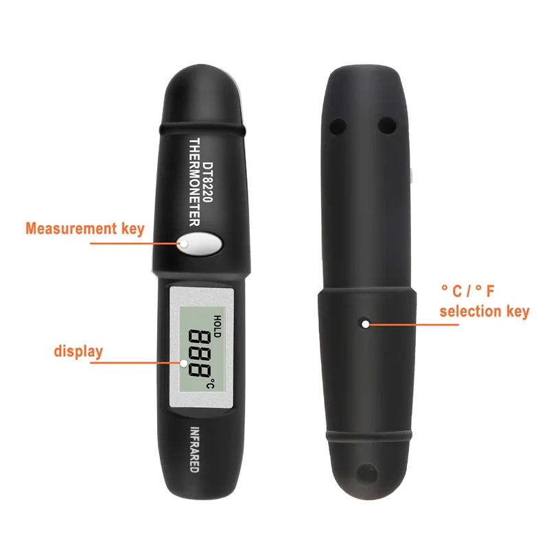 DT8220 Mini Infrared Sensor Th - огляд і ціна Industrial Laser Pen