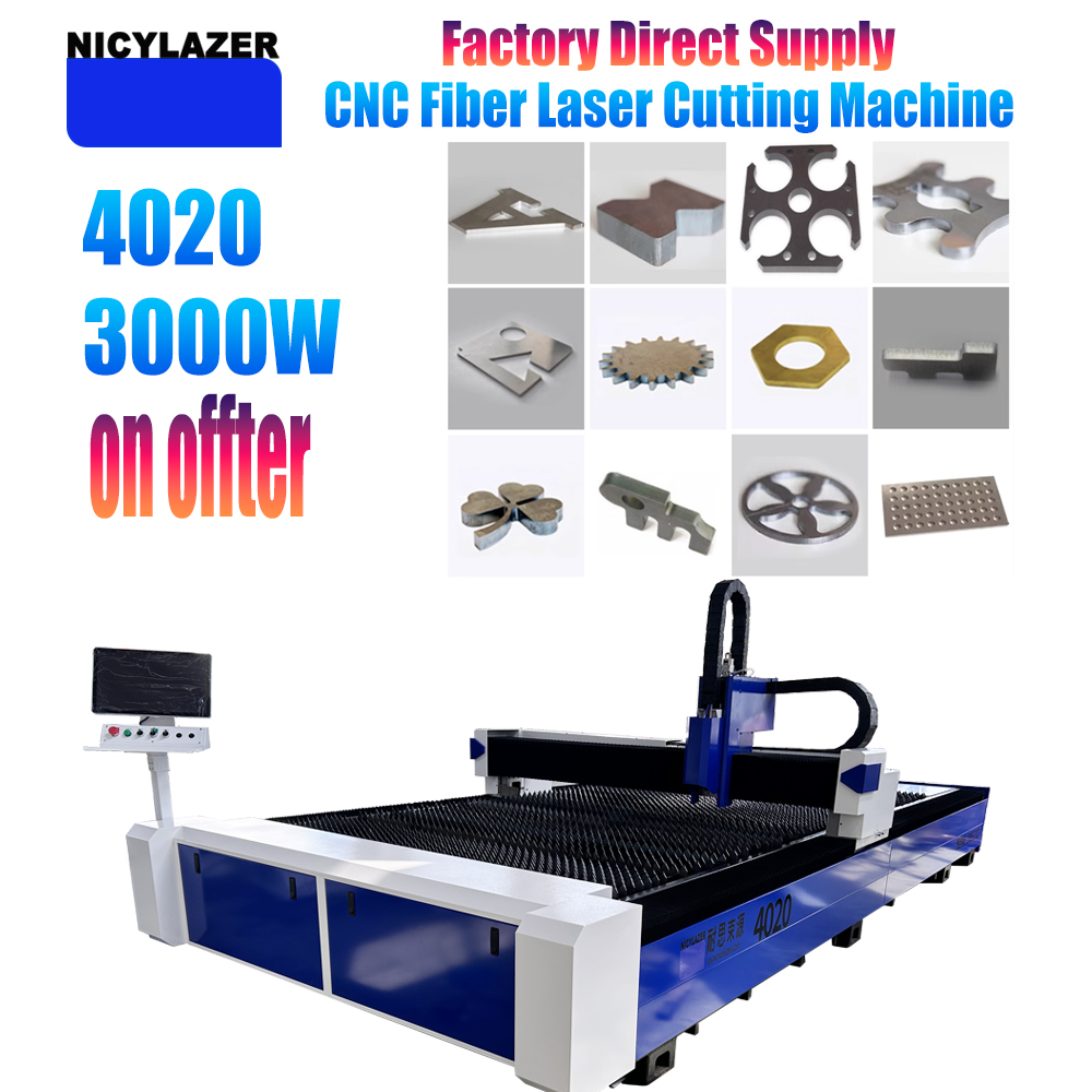 NICYLAZER CNC 3000W 4020 Fiber - огляд і ціна Industrial Laser Metal Cutter