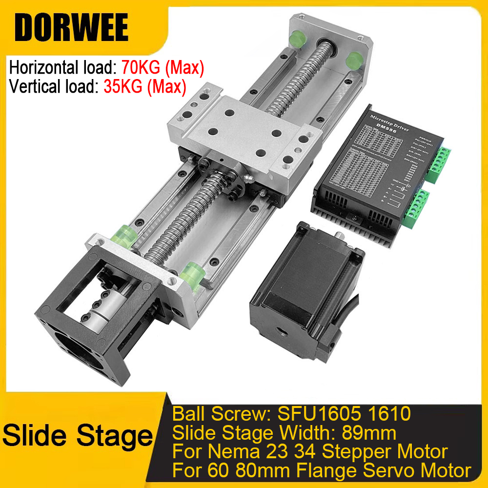 Sliding Table Ball Screw SFU16 - огляд і ціна Servo Motor Cnc
