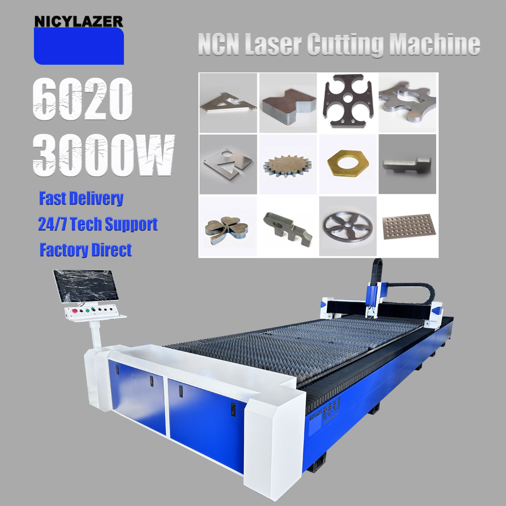 CNC 3000W 6020 Fiber Laser Cut - огляд і ціна Industrial Laser Metal Cutter