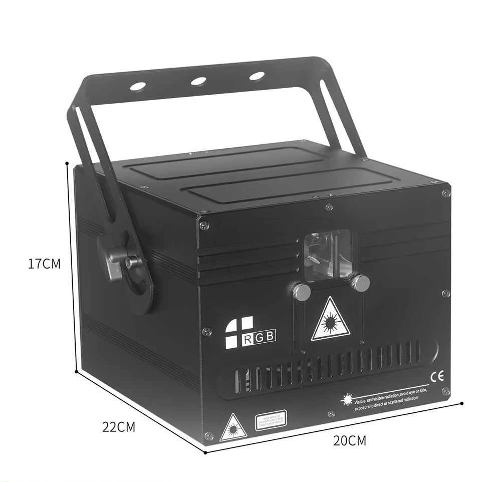 YUER RGB Laser 1w 2w 3w 4w Ani - огляд і ціна Industrial Laser Projector