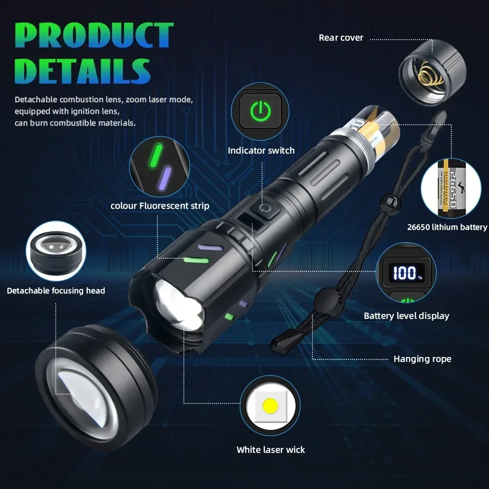Zoomable White Laser Tactical  - огляд і ціна Laser Beam Expander
