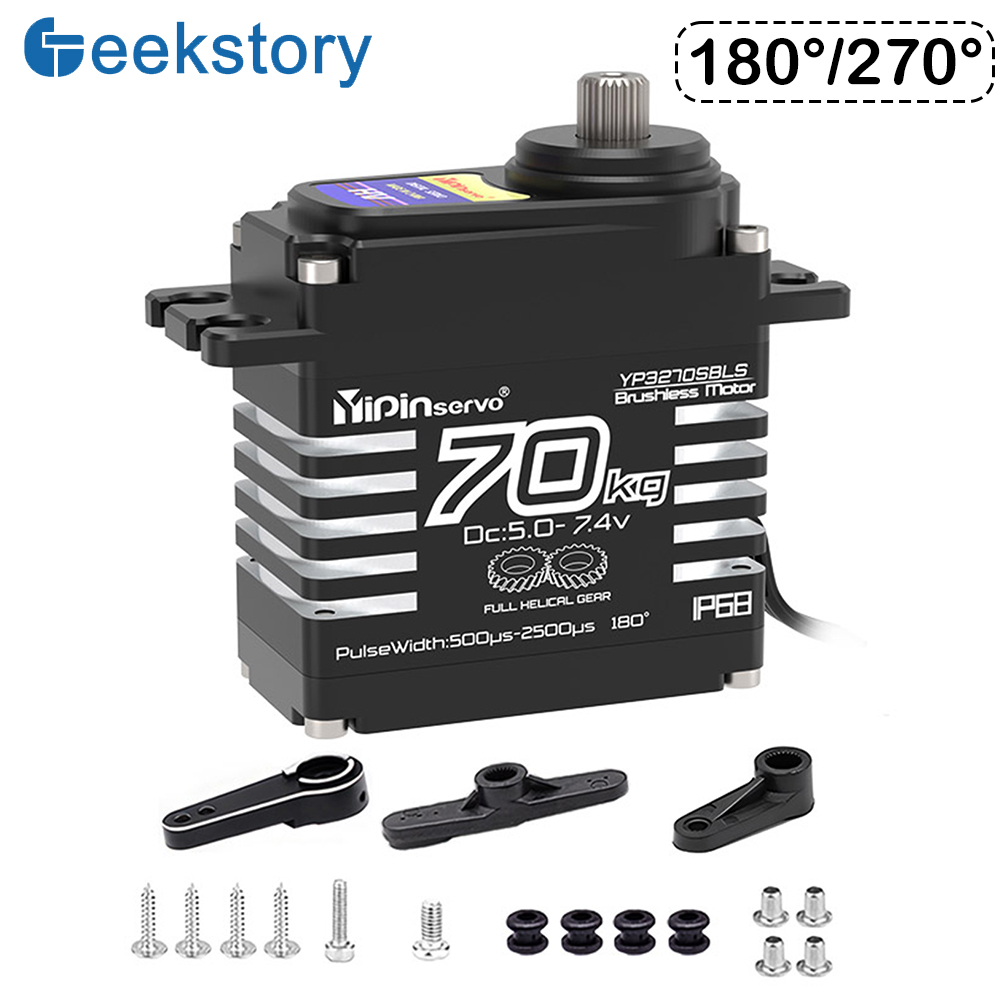 70kg Digital Servo 8.4V 180 De - огляд і ціна Servo Motor Cnc