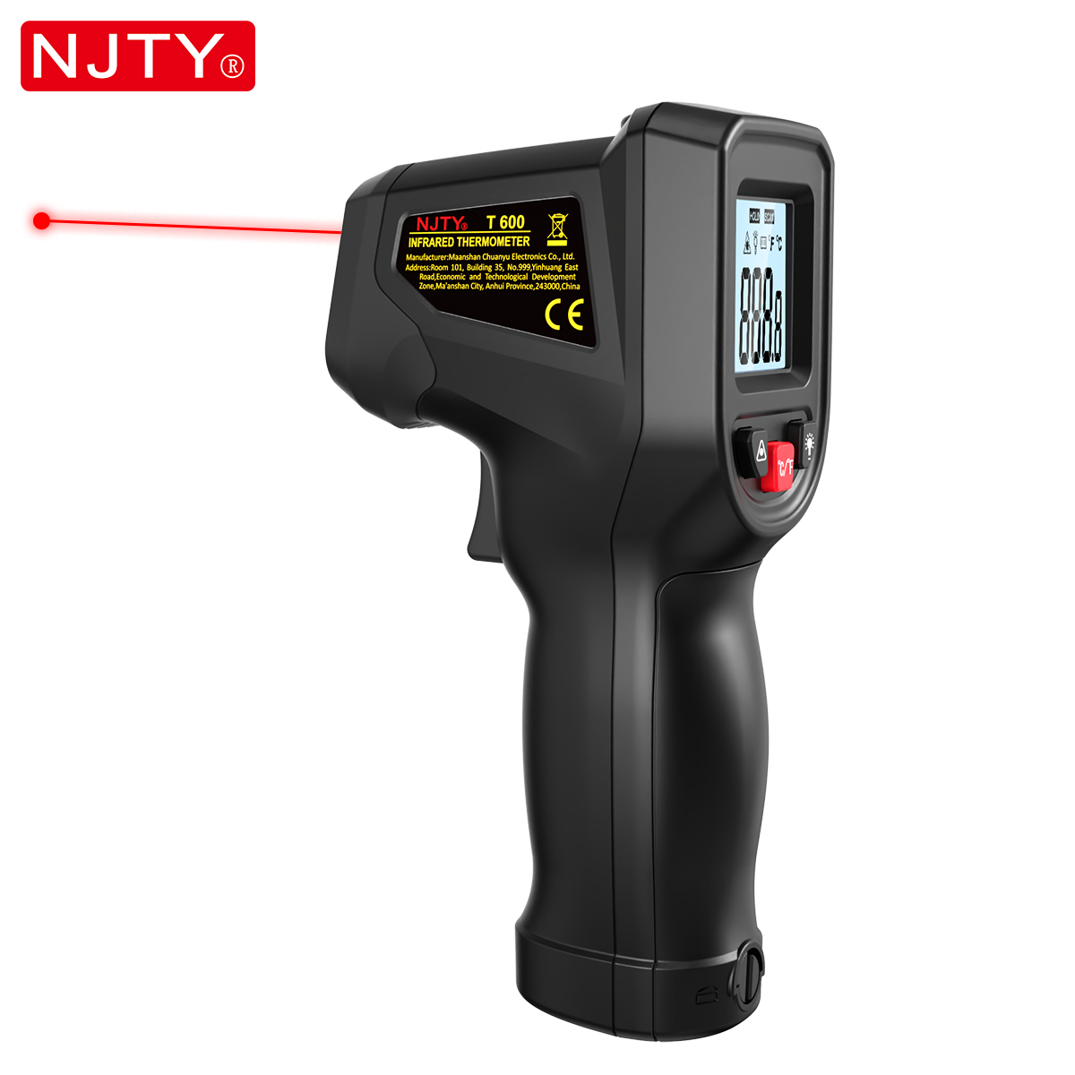 NJTY T600 Infrared Thermometer - огляд і ціна Industrial Laser Temperature Gun