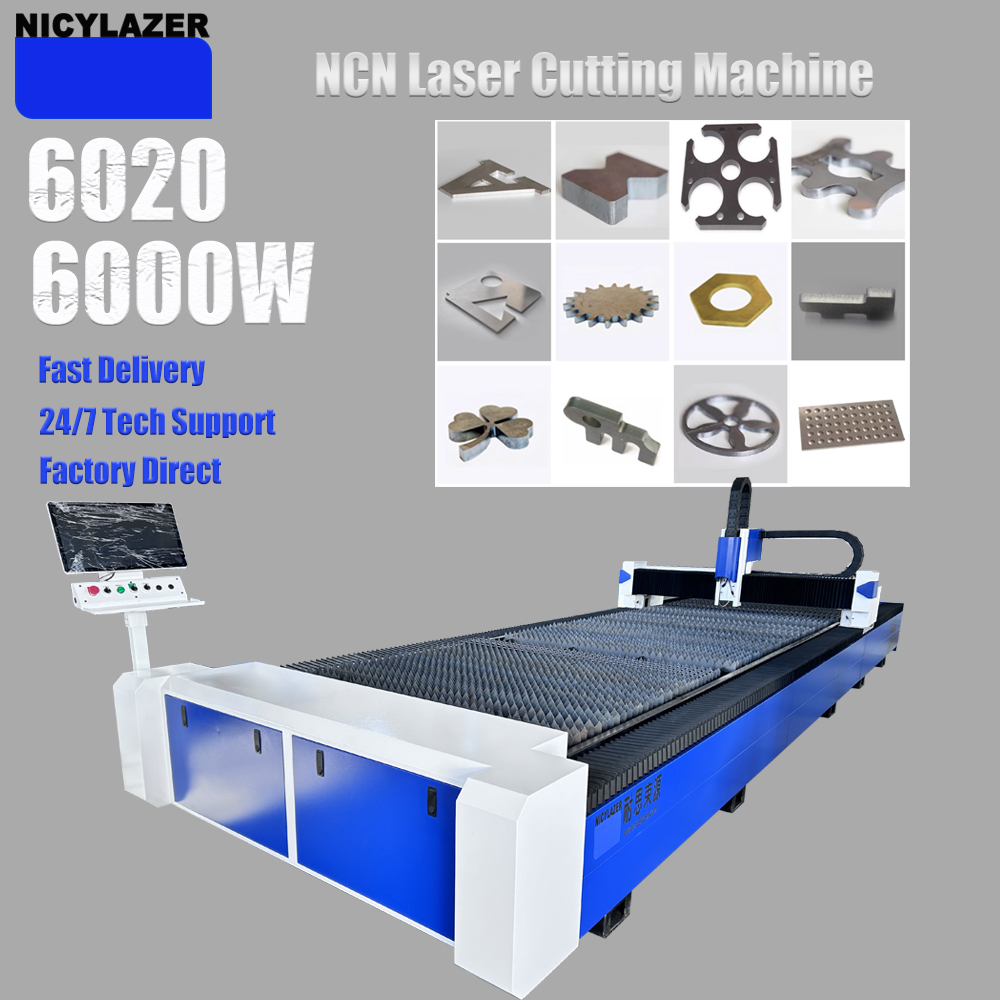 CNC 6000W 6020 Fiber Laser Cut - огляд і ціна Industrial Laser Metal Cutter