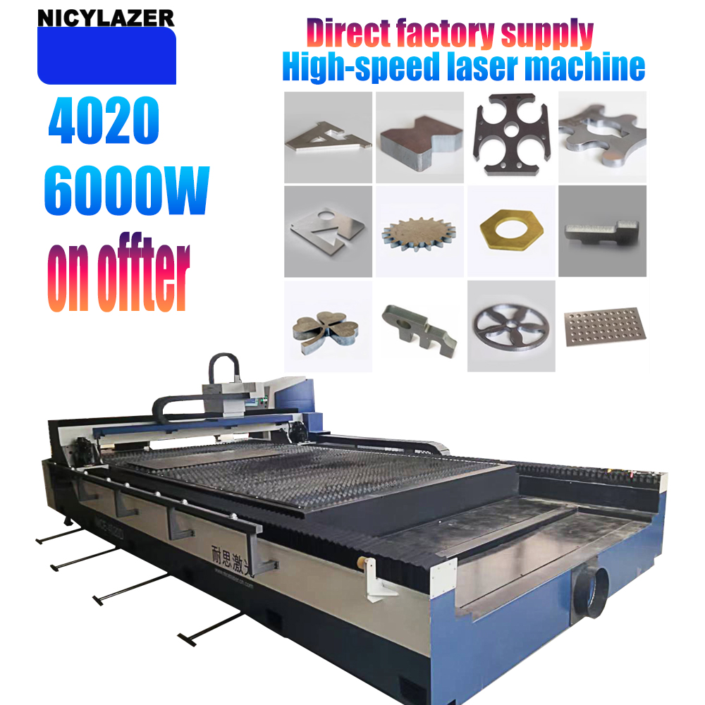 NICYLAZER CNC 6000W 4020 Fiber - огляд і ціна Industrial Laser Metal Cutter