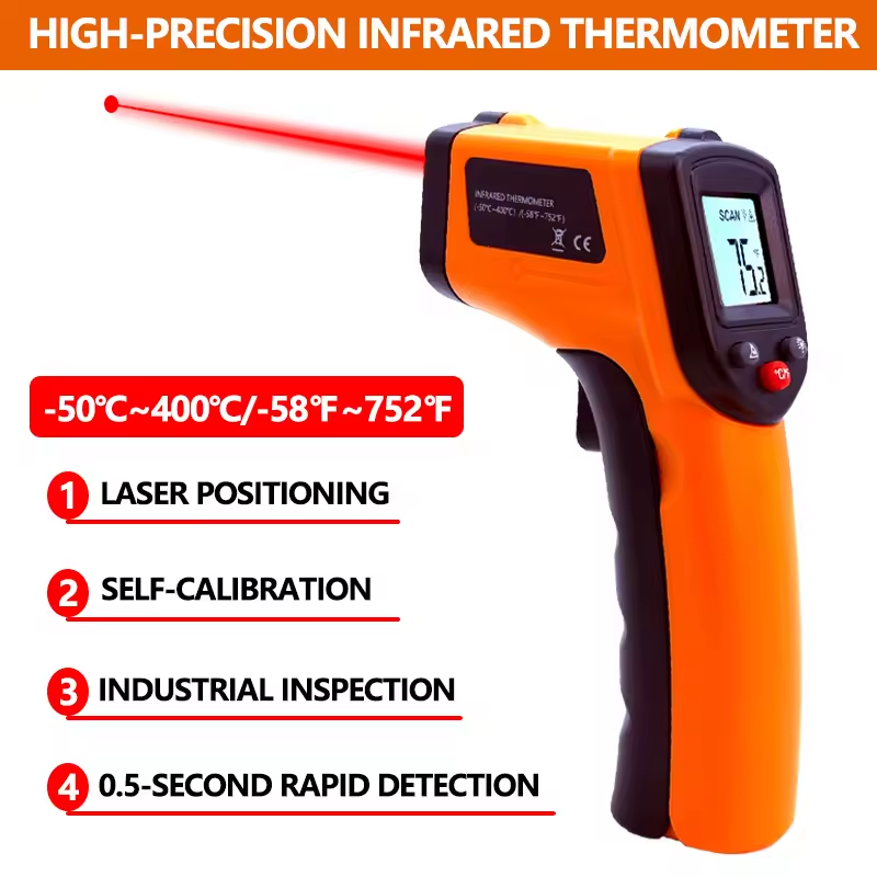 Handheld Infrared Thermometer  - огляд і ціна Industrial Laser Temperature Gun