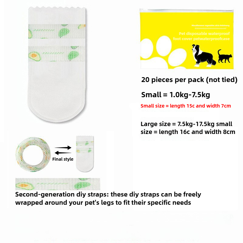 20PC/Lot Pet Disposable Paw Sh - огляд і ціна Dust Shoe Cnc
