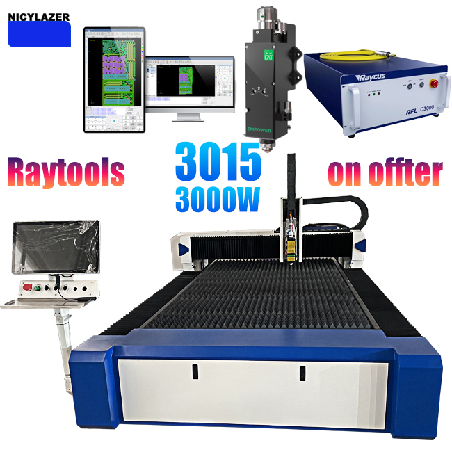 3000W Fiber Laser Cutting Mach - огляд і ціна Industrial Laser Metal Cutter